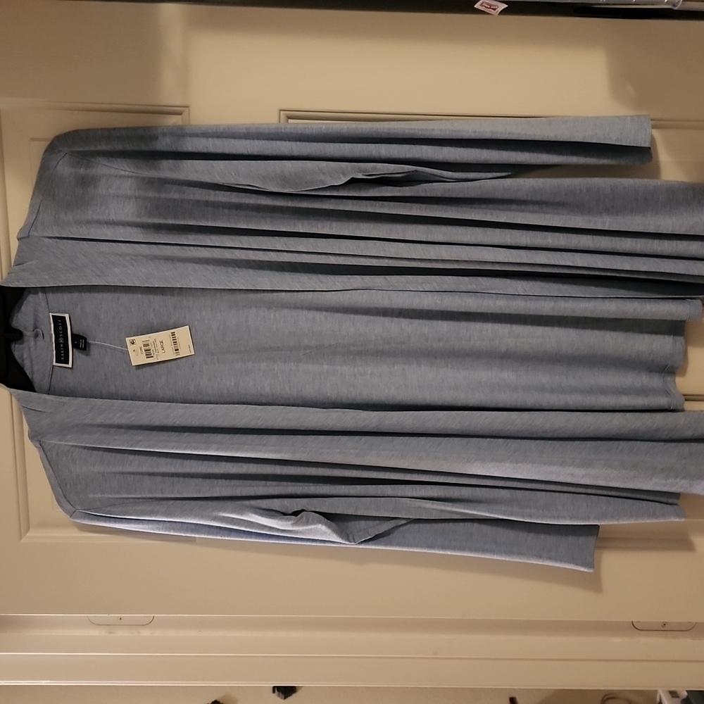 Karen Scott Light Blue Cardigan-sz L
